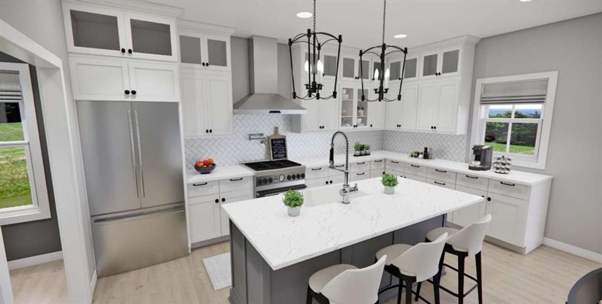 Furnished interior view inside a new home in , Carrollton (Image 34).