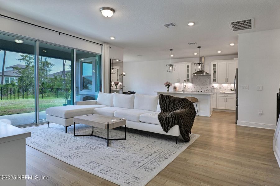 Furnished interior view inside a new home in Legends Preserve - Reserve Series, Daytona Beach (Image 37).