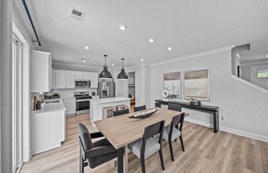 Furnished interior view inside a new home in Harrington, Greenville (Image 11).