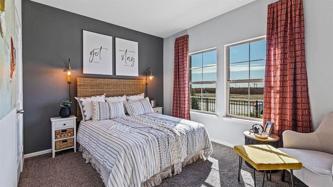 Furnished interior view inside a new home in Bella Vista, Granbury (Image 28).