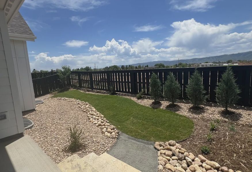 Homesite 2264 Backyard Landscaping - 12 of 13 Homesite 2264 Backyard Landscaping - 12 of 13