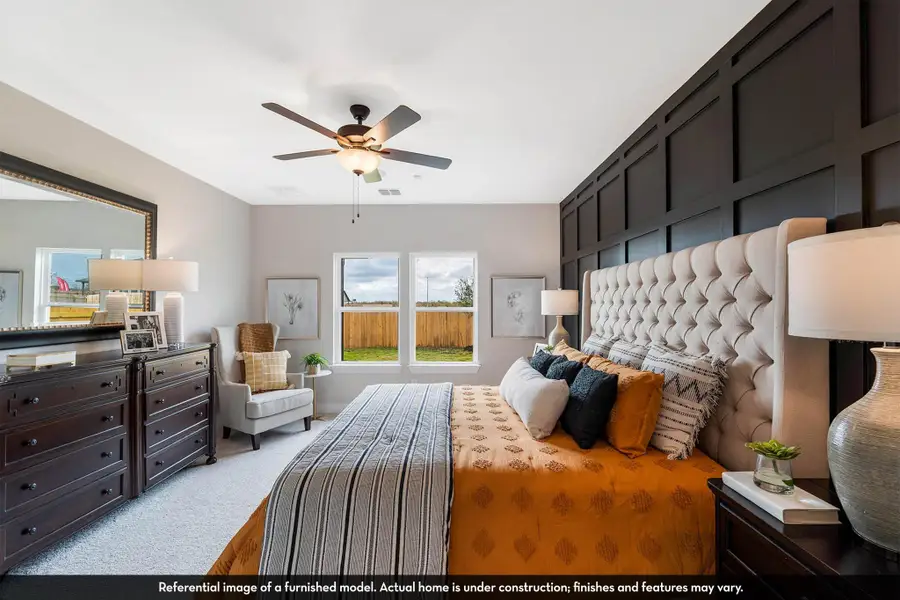 Furnished interior view inside a new home in Caney Mills, Conroe (Image 21).