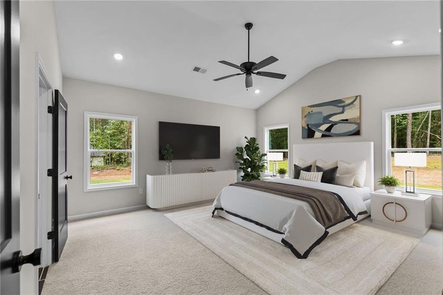 Furnished interior view inside a new home in Liberty Station, Bremen (Image 4).