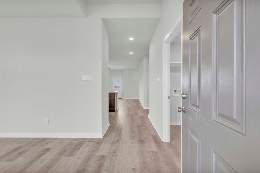 Spacious, unfurnished interior of a new home in The Ridge at Belle Meadows, Belton (Image 8). Spacious, unfurnished interior of a new home in The Ridge at Belle Meadows, Belton (Image 8).