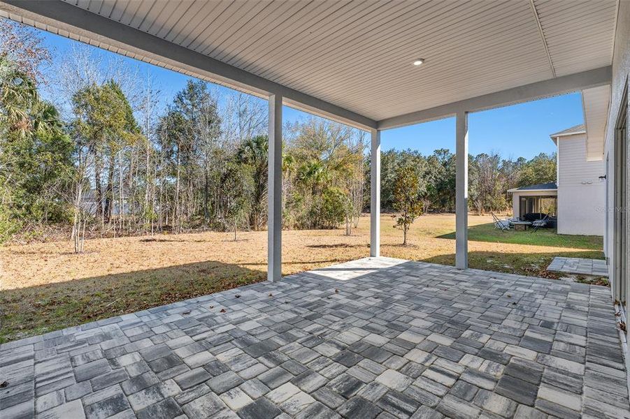 Exterior details and patio area of a home in , Palm Coast (Image 4). Exterior details and patio area of a home in , Palm Coast (Image 4).