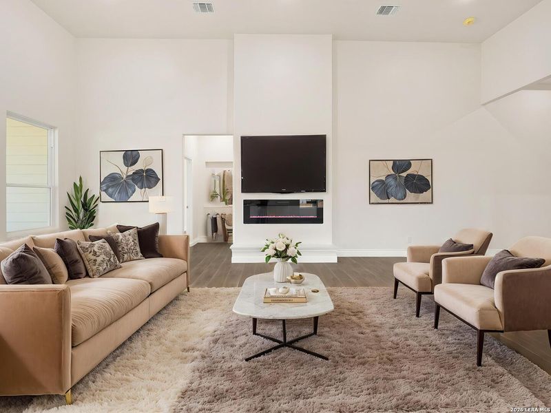 Furnished interior view inside a new home in , Elmendorf (Image 12).