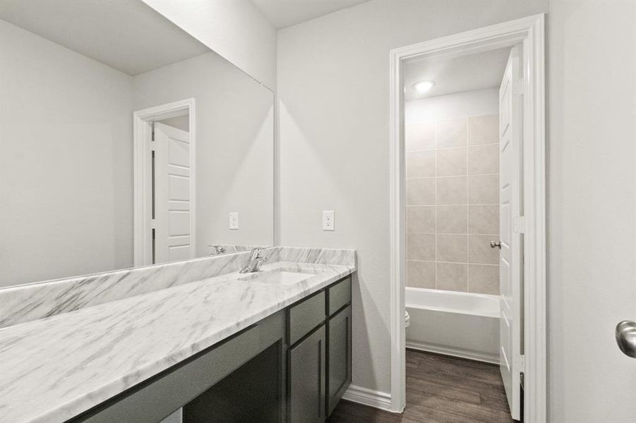 Furnished interior view inside a new home in Rocky Creek Crossing, Fort Worth (Image 6).