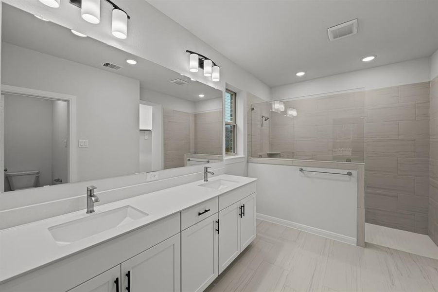 Furnished interior view inside a new home in The Woodlands Hills 45', Willis (Image 3). Furnished interior view inside a new home in The Woodlands Hills 45', Willis (Image 3).