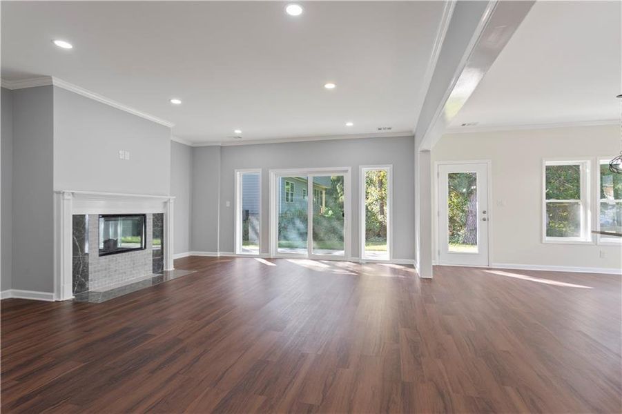 Spacious, unfurnished interior of a new home in , Covington (Image 12). Spacious, unfurnished interior of a new home in , Covington (Image 12).