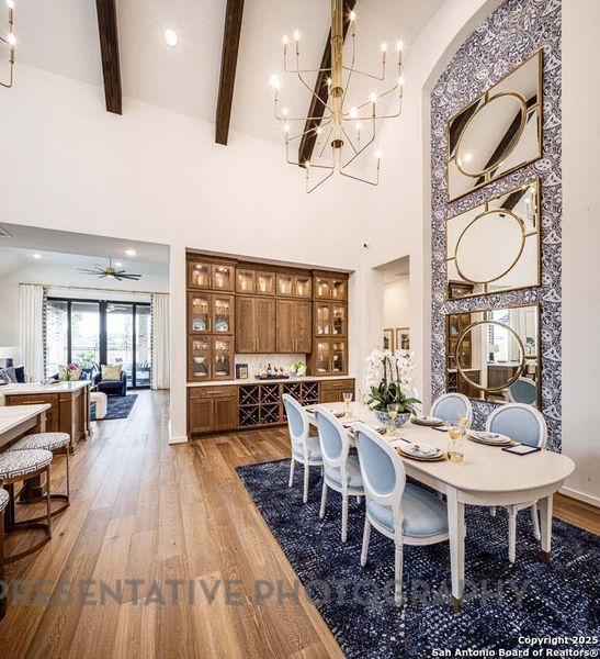 Furnished interior view inside a new home in Esperanza, Boerne (Image 8). Furnished interior view inside a new home in Esperanza, Boerne (Image 8).