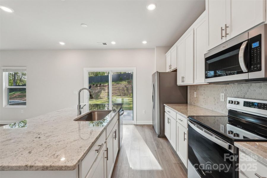 Furnished interior view inside a new home in Seattle Crossing, Shelby (Image 3).