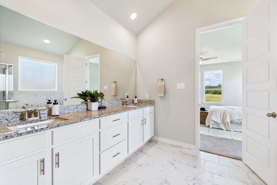 Representative furnished interior of a home built from the The Foster E by Davidson Homes LLC in Potranco Oaks, Castroville (Image 31).