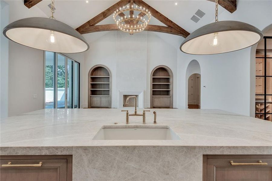 Furnished interior view inside a new home in , Alpharetta (Image 13).