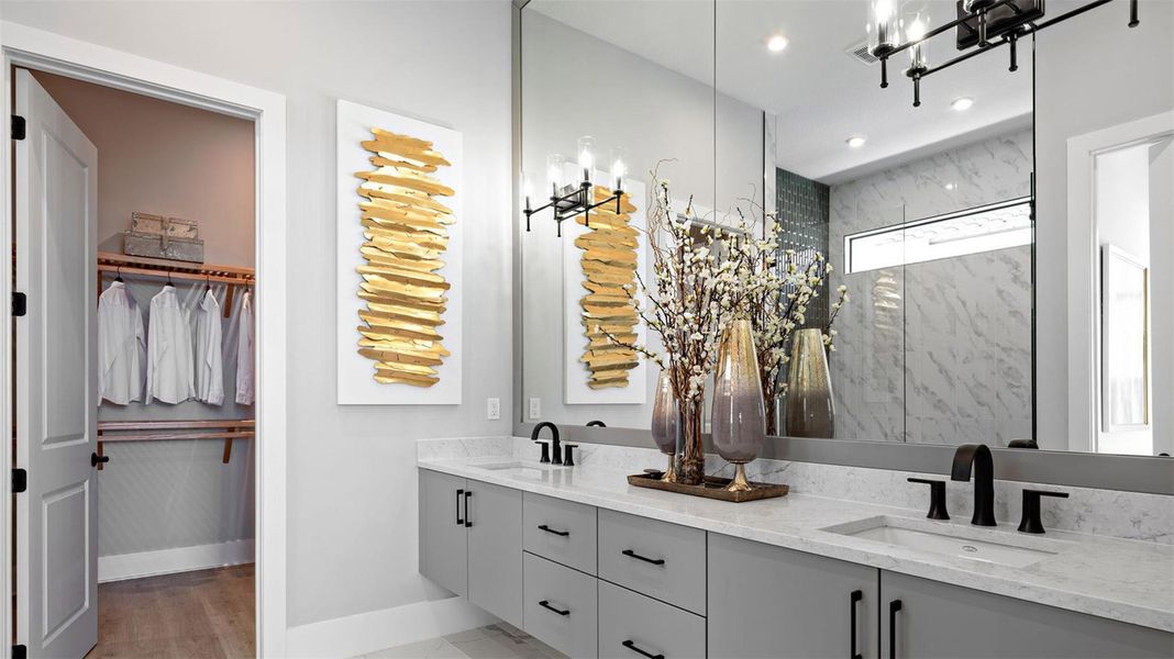 Furnished interior view inside a new home in , Port St. Lucie (Image 8). Furnished interior view inside a new home in , Port St. Lucie (Image 8).