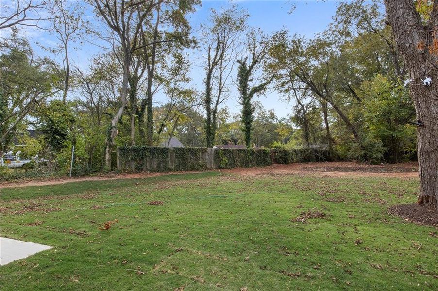 Exterior details and patio area of a home in , Atlanta (Image 2). Exterior details and patio area of a home in , Atlanta (Image 2).
