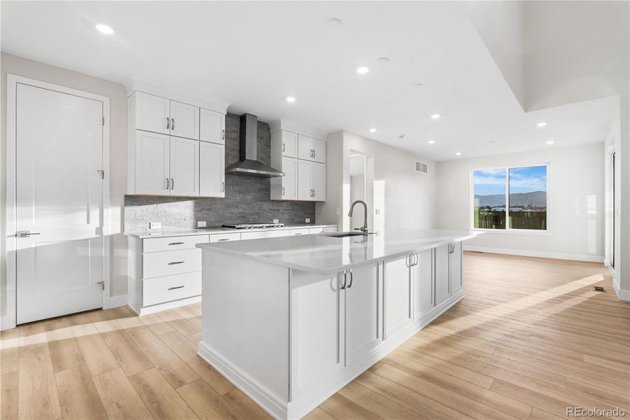 Furnished interior view inside a new home in Stargaze at Solstice, Littleton (Image 30).