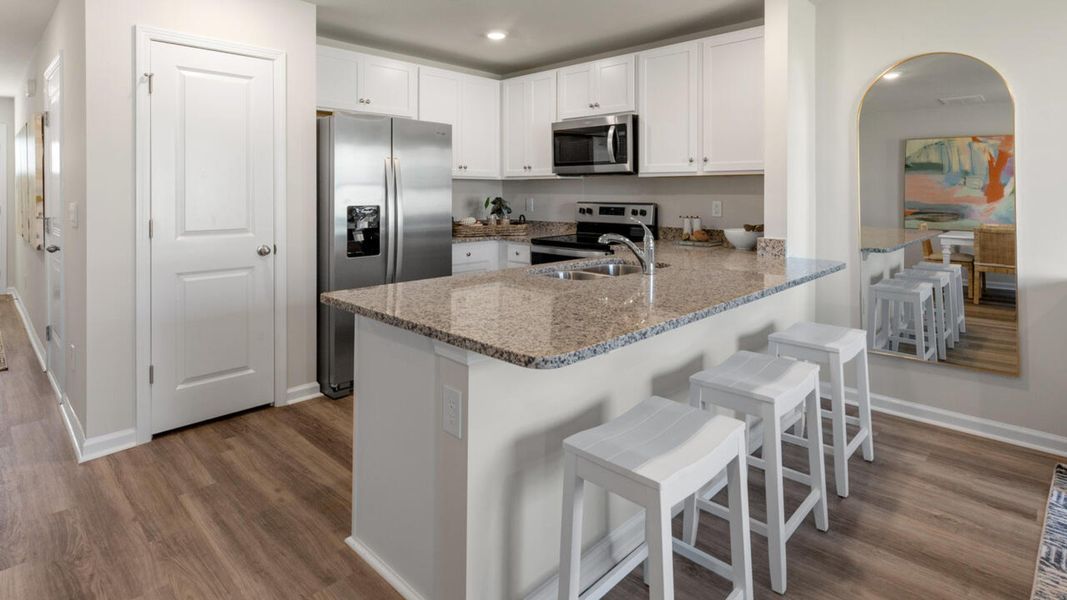 Furnished interior view inside a new home in The Willows at Blake Farm, Wilmington (Image 7).