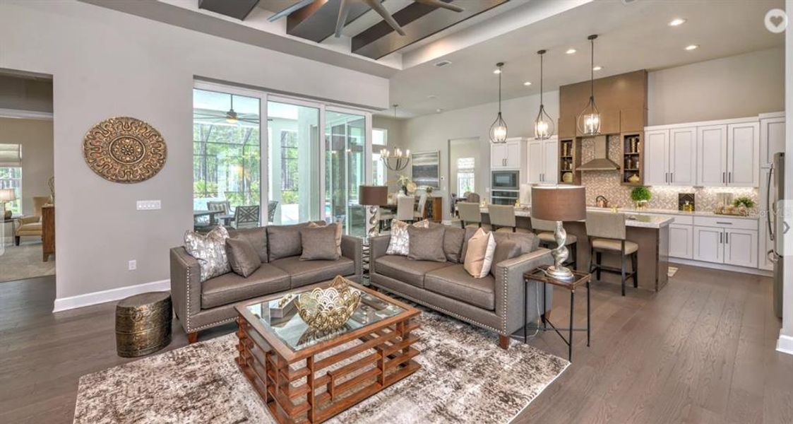 Furnished interior view inside a new home in Plantation Bay, Ormond Beach (Image 6).