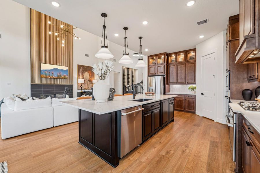 Furnished interior view inside a new home in Briarley, Montgomery (Image 38).