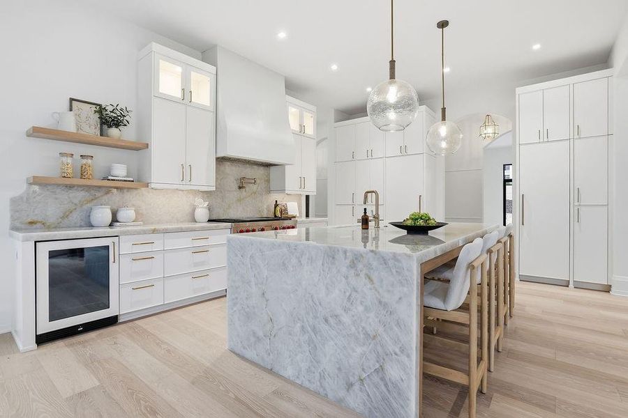 Furnished interior view inside a new home in , Johns Creek (Image 50).