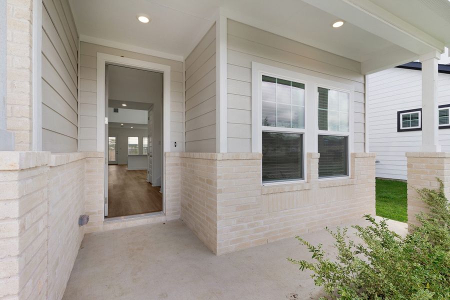 Exterior details and patio area of a home in Nolina, Georgetown (Image 36).