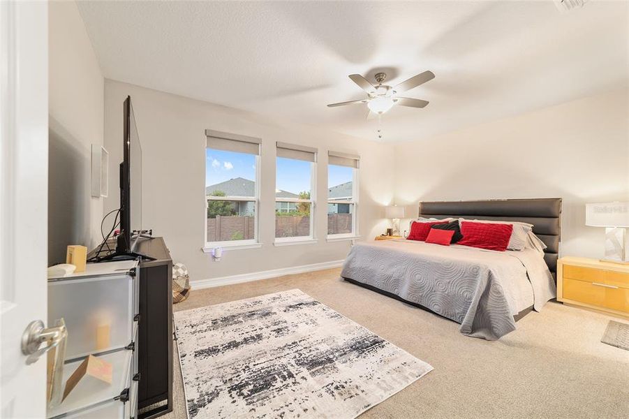 Primary Suite at the back of the home