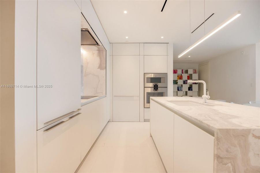 Furnished interior view inside a new home in Aston Martin Residences, Miami (Image 15).