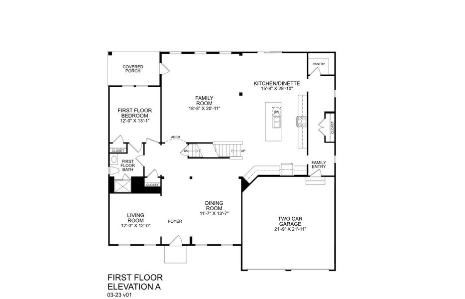 2D floor plan layout for the Versailles by Ryan Homes in Eagles Crest, Cornelia, GA (Image 2). 2D floor plan layout for the Versailles by Ryan Homes in Eagles Crest, Cornelia, GA (Image 2).