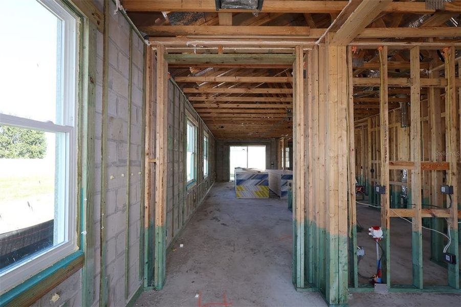 In-progress construction of a new home in Bay Lake Farms, St. Cloud, FL (Image 20).