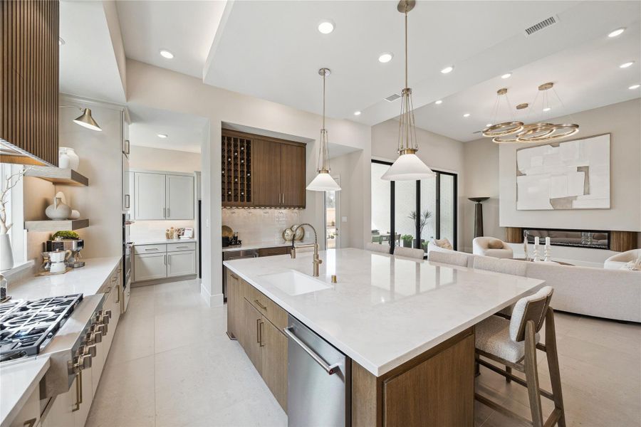 Model home staged image. Features, selections and colors may vary.