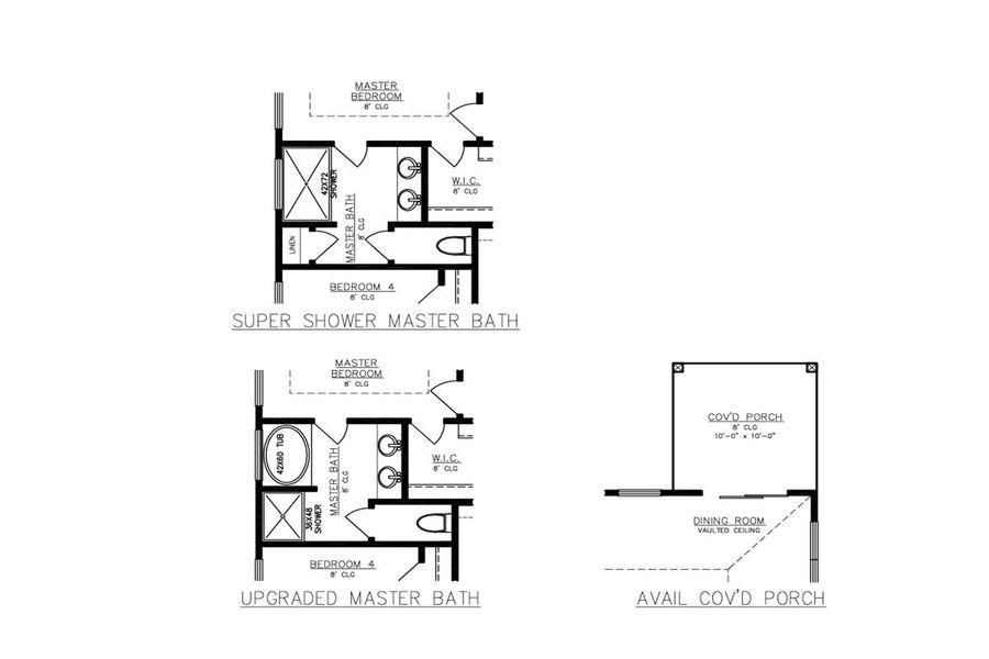 2D floor plan layout for the The Willow by Smith Family Homes in Heritage at New Riverside, Bluffton, SC (Image 4).