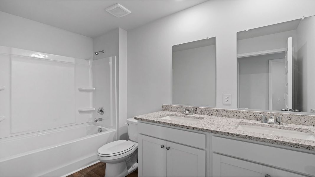 Furnished interior view inside a new home in The Retreat at East Argent, Ridgeland (Image 13).