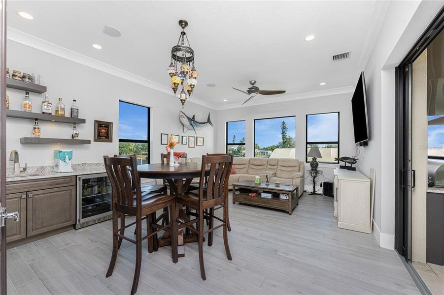 Furnished interior view inside a new home in , Port Charlotte (Image 56).