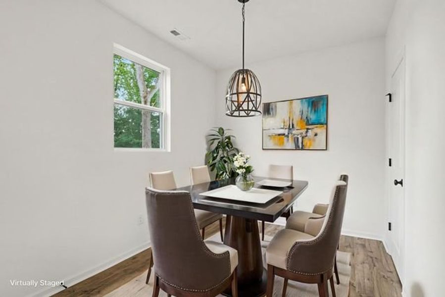 Representative furnished interior of a home built from the Darlow TH by True Homes in Penley Place Townhomes, Clover (Image 8). Representative furnished interior of a home built from the Darlow TH by True Homes in Penley Place Townhomes, Clover (Image 8).