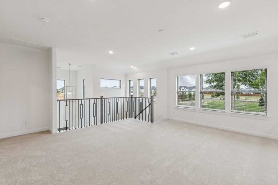 Game Room in the Da Vinci II home plan by Trophy Signature Homes – REPRESENTATIVE PHOTO