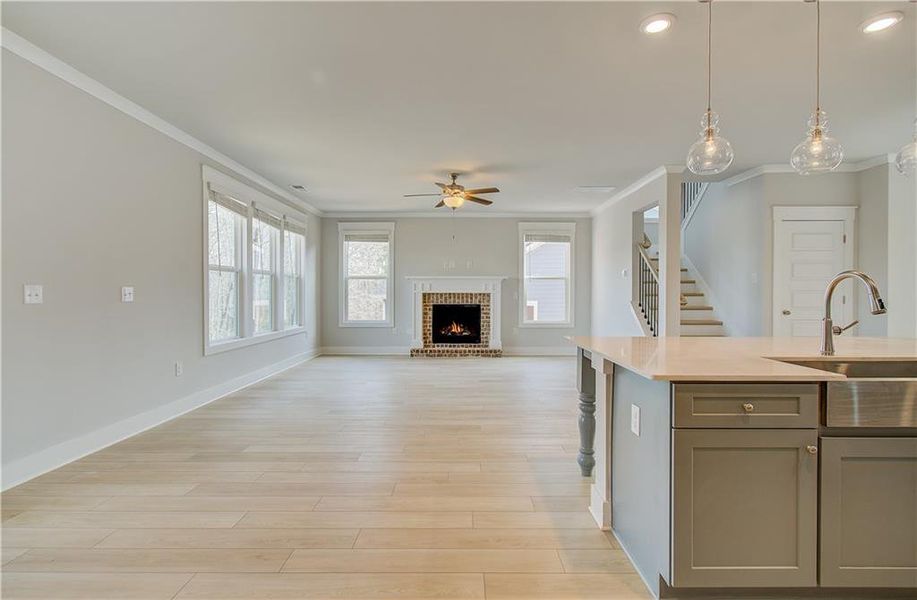 Spacious, unfurnished interior of a new home in Brush Arbor, McDonough (Image 11).