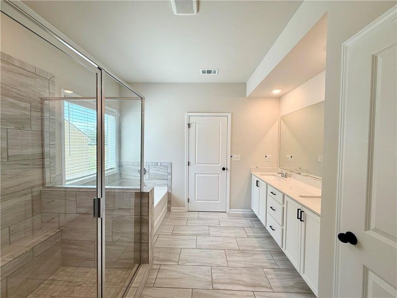 Furnished interior view inside a new home in , Buford (Image 5).
