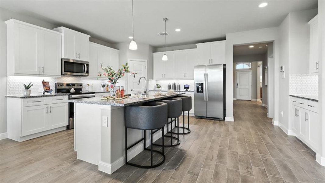 Furnished interior view inside a new home in Bella Vista, Granbury (Image 24).