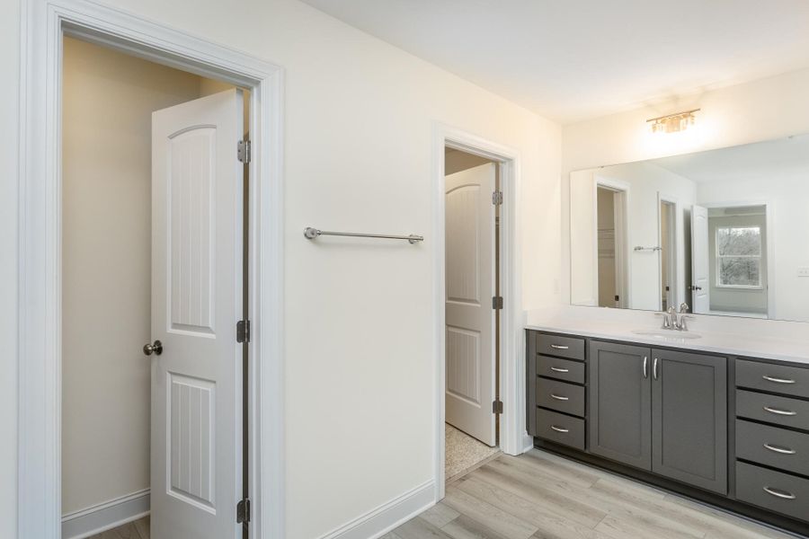 Furnished interior view inside a new home in Ford Meadows, Garner (Image 15). Furnished interior view inside a new home in Ford Meadows, Garner (Image 15).