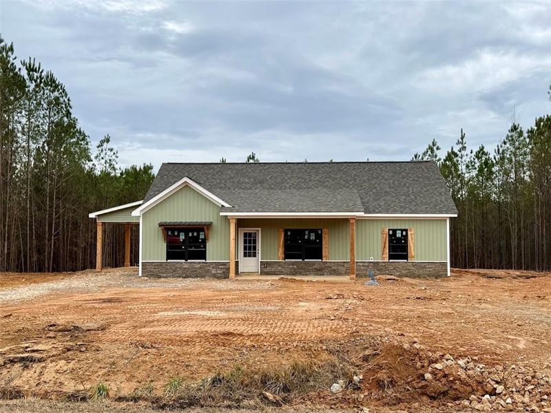 In-progress construction of a new home in , Tallapoosa, GA (Image 25).