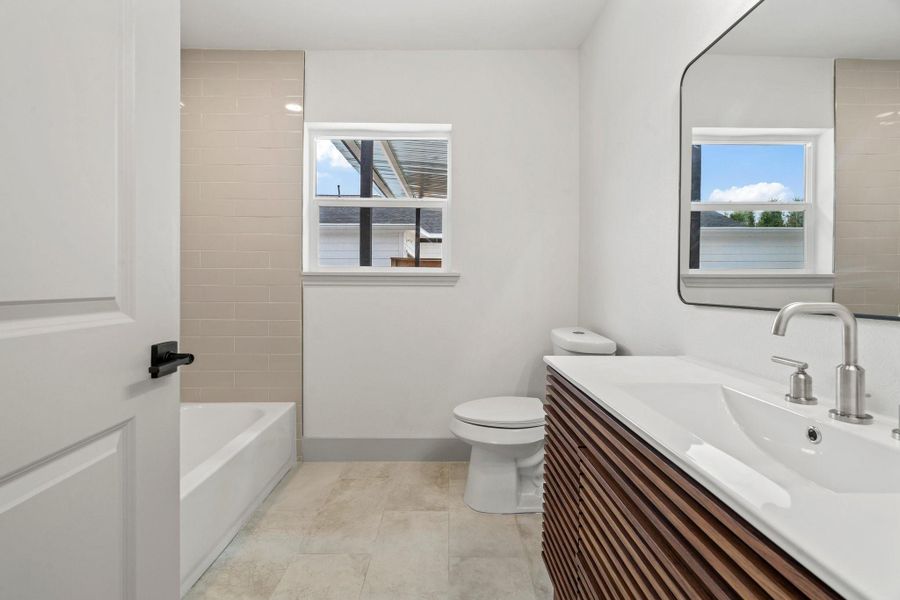 Furnished interior view inside a new home in , Houston (Image 12).
