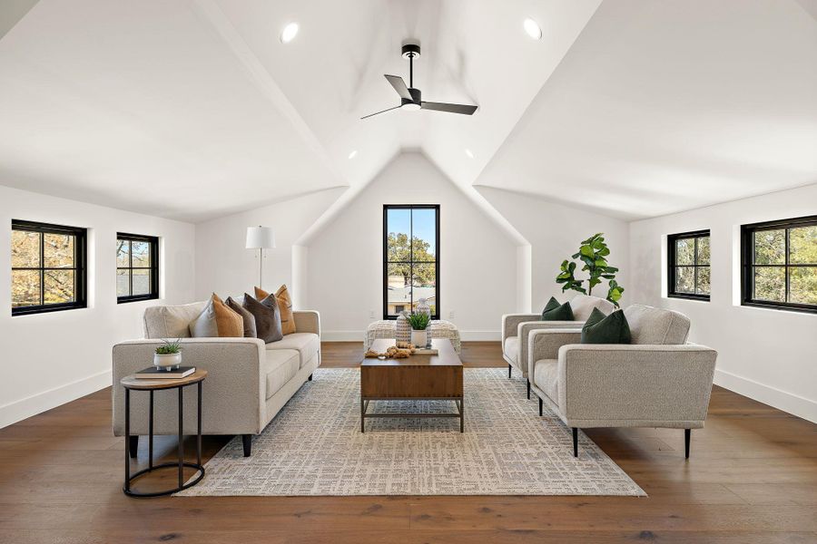 Furnished interior view inside a new home in , Austin (Image 10).