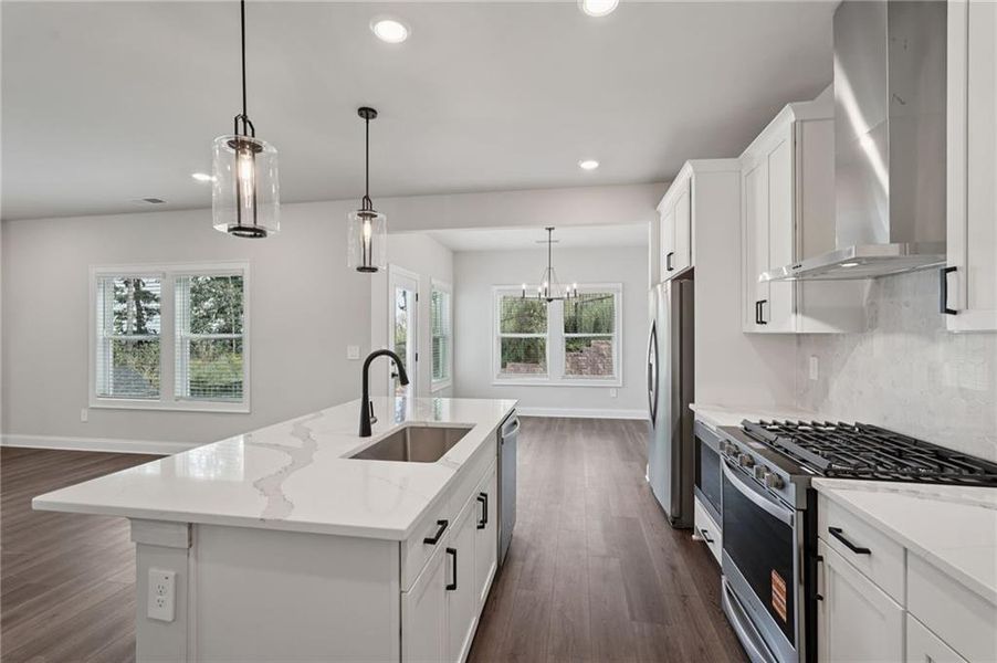 Furnished interior view inside a new home in Hemingway - Reserve Series, Cumming (Image 12).