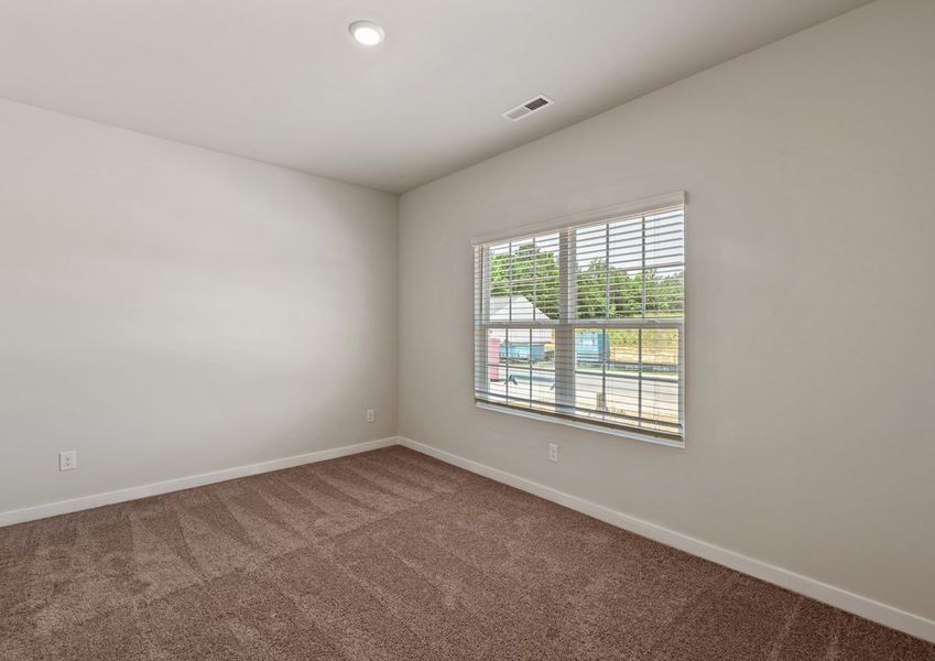 Each bedroom has its own closet