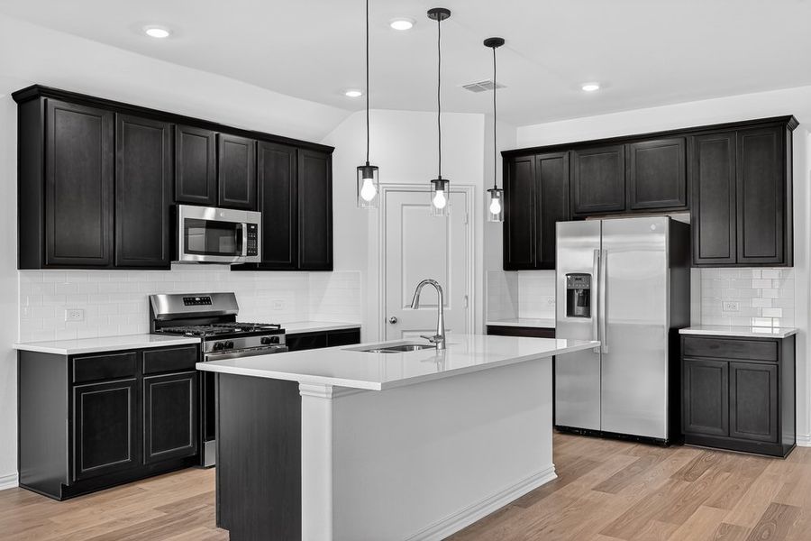 Furnished interior view inside a new home in Parks at Foster Crossing, Anna (Image 8).