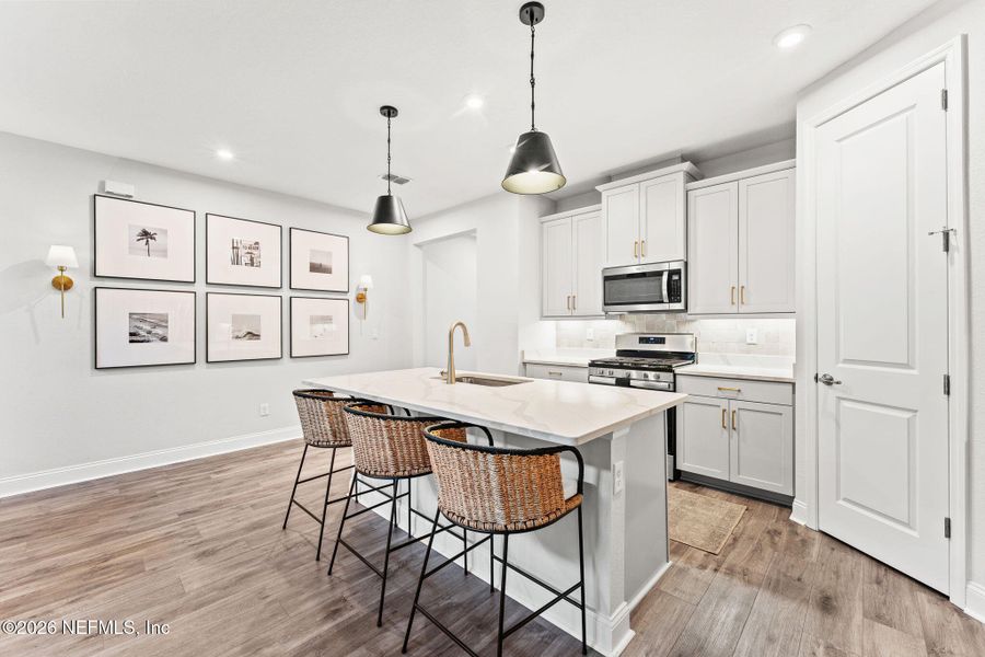 Furnished interior view inside a new home in Pablo Cove, Jacksonville (Image 8).