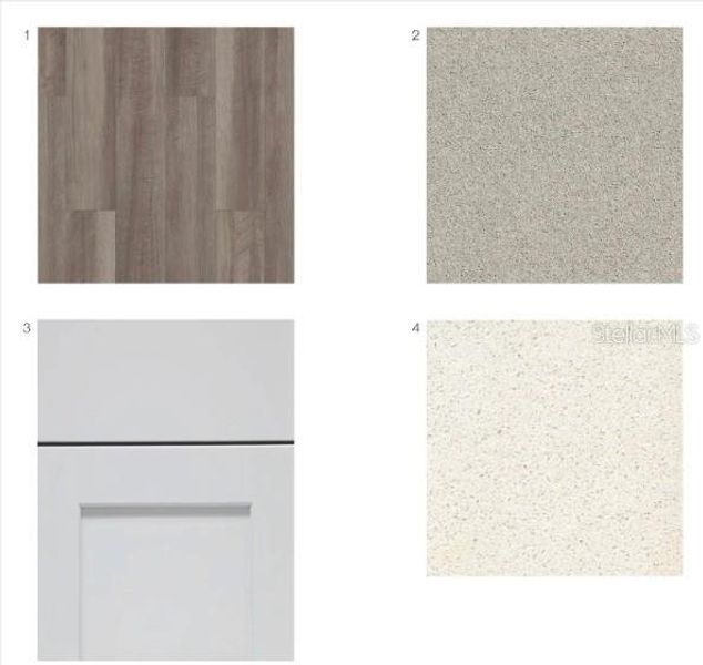 Sample of building materials used in homes in Waterstone, Groveland (Image 5).