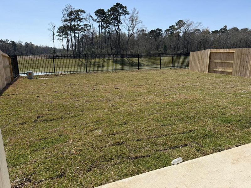 *Photo of actual homesite*