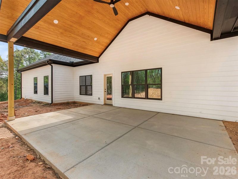 Exterior details and patio area of a home in , Stanfield (Image 4).