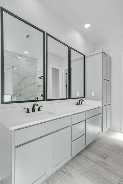 Furnished interior view inside a new home in Painted Sky, El Paso (Image 9). Furnished interior view inside a new home in Painted Sky, El Paso (Image 9).